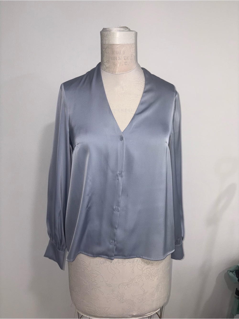 Woman’s Halogen Slate Blue Blouse